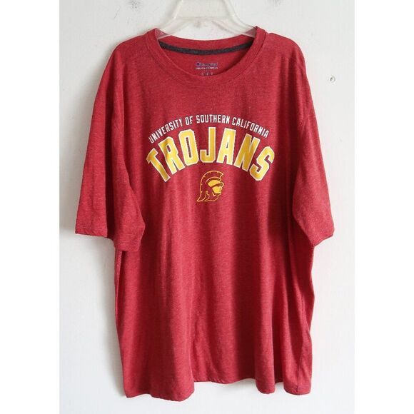 Champion USC Trojeans Short Sleeve Shirt - Size Large - Picture 1 of 8